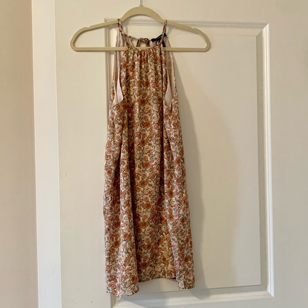 Forever 21 pink floral dress for spring & summer